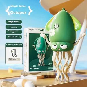 Nouveau Jouet Intelligent Rechargeable : Pieuvre Électrique Marchante avec Fonctions de Détection de Lumière et de Musique - Product Image 6
