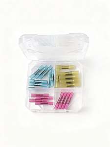 Kit de connecteurs électriques thermorétractables, manchons de soudure, bornes à sertir, joints de câbles isolés pour bateaux et applications marines - Product Image 4