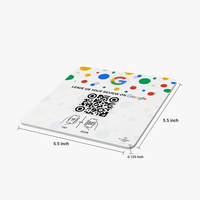 Étiquette RFID NFC Mini Personnalisée Réutilisable Adhésive Code QR Étanche Promotion Commerciale Réseaux Sociaux Avis Google Carte de Membre