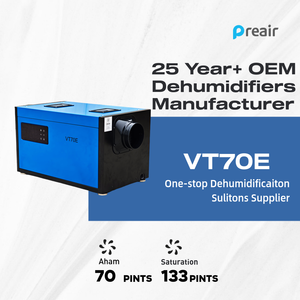 Deshumidificador Comercial de 70 Pintas, 115V, R32, para Toda la Casa, Precio de Fábrica - Product Image 6