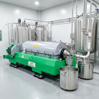 Peralatan Pemisahan Operasi Kontinu Decanter Centrifuge Sistem Pengeringan Lumpur Kota