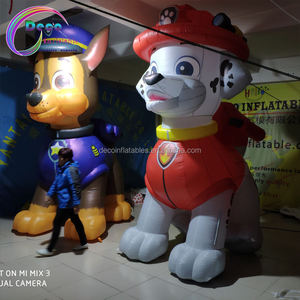 <span class=keywords><strong>Chien</strong></span> gonflable <span class=keywords><strong>géant</strong></span> jaune, <span class=keywords><strong>chien</strong></span> bleu et blanc, <span class=keywords><strong>chien</strong></span> rouge <span class=keywords><strong>pour</strong></span> la publicité - Product Image 4