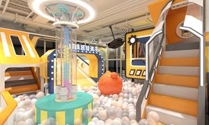 Proveedor de zona de juego suave Equipo de patio acolchado suave Equipo de patio interior con toboganes de PISCINA DE BOLAS Columpios Climers - Product Image 2