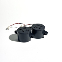 Buzzer d'alarme piézoélectrique actif SWT 52,5 mm 2,5 kHz DC avec attaches de montage et faisceau pré-câblé pour système d'alarme antivol de véhicule