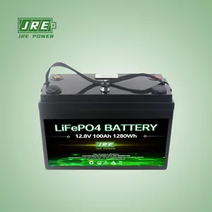 Simple 12v 100ah lifepo4 battery pack Multifunctional Portable Camping Power station with USB Cigarette lighter Solar Panel