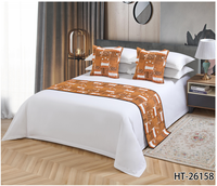 Vente en gros de couvre-lits décoratifs de luxe 5 étoiles personnalisés pour hôtel