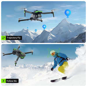 Dron Cuadricóptero Plegable T1000 con Evitación de Obstáculos, 1080P HD, Mini, para Principiantes, FPV, Cámara Dual, Plástico, Sin Escobillas - Product Image 2