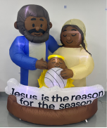 Torre Inflable de <span class=keywords><strong>Cuenta</strong></span> Regresiva para el Eid - Decoración de Domo de Mezquita con la Leyenda '5 Días Hasta el Eid' - Product Image 4