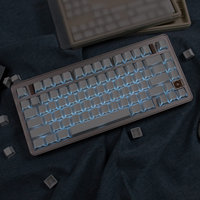 Keycaps per Tastiera Meccanica in PBT Personalizzati Bianchi con Riflessione, Ombra Pieghevole, Trasmissione Luminosa e Incisione Laterale
