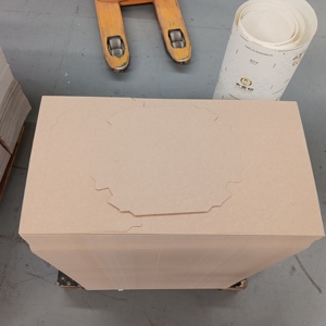 High Quality Double Side PE Craft Paper <b>Sheet</b> Food Grade Grease Proof Starch Paper Cups Boxes Eco-friendly <b>Waterproof</b> Recyclable - Product Image 6