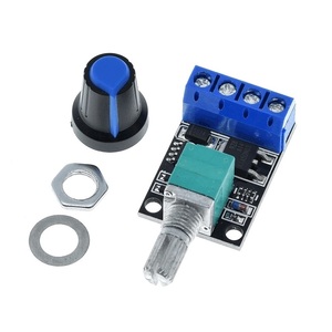 10A 5V12V電圧レギュレーターPWMDCモータースピードコントローラーガバナー無段階スピードレギュレーターLED調光器パワーコントローラー - Product Image 1