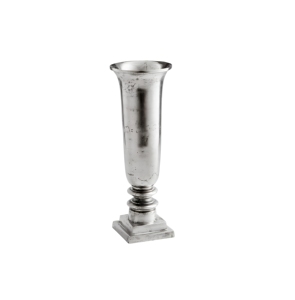Traditional Silver Tabletop Vase Handmade Metal Flower Vase for Home Decor Centerpiece - Product Image 1