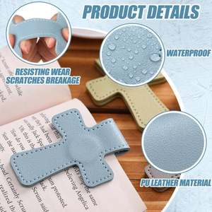 Marcadores Magnéticos de PU con Cruz Cristiana Religiosa Retro, Clips de Página de Doble Cara para Amantes de los Libros, Lectores, Hombres, Mujeres, Regalos de Lectura - Product Image 4