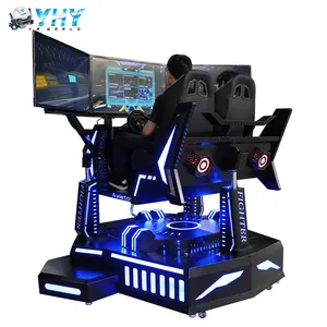 Prezzo di fabbrica 9d vr racing realtà virtuale 3DOF/ 6DOF arcade tre screen motion simulator vr set
