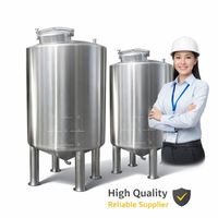Réservoir en acier inoxydable Ace 100L, capacité 150 litres, pour produits chimiques, crèmes cosmétiques, liquides, huile de cuisson, lait, vin, eau