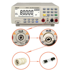 New VC8145 Máy Tính Để Bàn Kỹ Thuật Số Vạn Năng Độ Chính Xác Cao Hiển Thị Kép Multimeter Autoranging Kỹ Thuật Số Băng Ghế Dự Bị Hàng Đầu Vạn Năng 110V-220V - Product Image 5