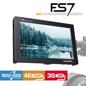 <span class=keywords><strong>Moniteur</strong></span> de caméra portable LILLIPUT 7 pouces Full HD 4K avec résolution 1920x1200 et <span class=keywords><strong>HDMI</strong></span> SDI, <span class=keywords><strong>petit</strong></span> <span class=keywords><strong>moniteur</strong></span> vidéo fin pour appareil photo reflex numérique - Product Image 1