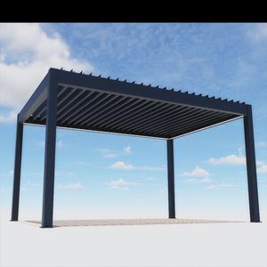Toja Grille Lames Gazebo <span class=keywords><strong>Terrasse</strong></span> Maison Support Extérieur Motorisé Bio Climat Extérieur Pergola Ouvrable - Product Image 2