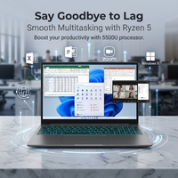 Portátil Empresarial Yifang A15pro con Pantalla de 15.6 Pulgadas y Procesador AMD Ryzen 5 5500U, Personalizable para OEM/ODM