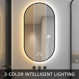 Espejo de Baño Inteligente LED Ovalado SOJU, Espejo Delgado Tipo Cápsula de 12 Pulgadas, Antivaho, Montado en la Pared, con Certificación CE y <span class=keywords><strong>CCC</strong></span> - Product Image 2