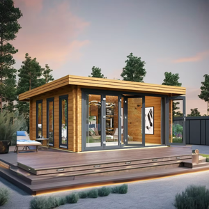 Petite <span class=keywords><strong>maison</strong></span> carrée moderne de <span class=keywords><strong>la</strong></span> pièce 24 ㎡ de jardin pour le travail vivant se vendant - Product Image 1