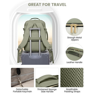 Sac à dos de voyage pour <span class=keywords><strong>avion</strong></span>, sac à bagages extensible, sac de week-end pour affaires - Product Image 6