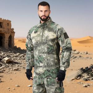 UF Tactical Frog <strong>Suit</strong> Stand Reversible All Seasons Cordura Zipper Quick-drying Breathable Camouflage Set Outdoor Climbing Men - Product Image 2