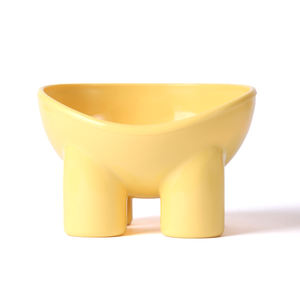 Tigela Elevada para Gatos com Proteção para o Pescoço em Forma de Pé de Elefante, Tigela Antichoque para Alimentos de Animais de Estimação Feita de Plástico PP para Cães - Product Image 4