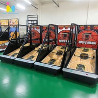 Machine de jeu d'arcade de basketball pliable portable populaire aux États-Unis pour le divertissement mobile et les entreprises