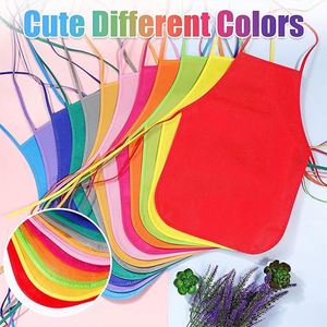 Tablier non tissé imperméable pour enfants, idéal pour la peinture, les activités artistiques, l'école, les activités en classe, sans manches, avec poche, vente en gros - Product Image 2
