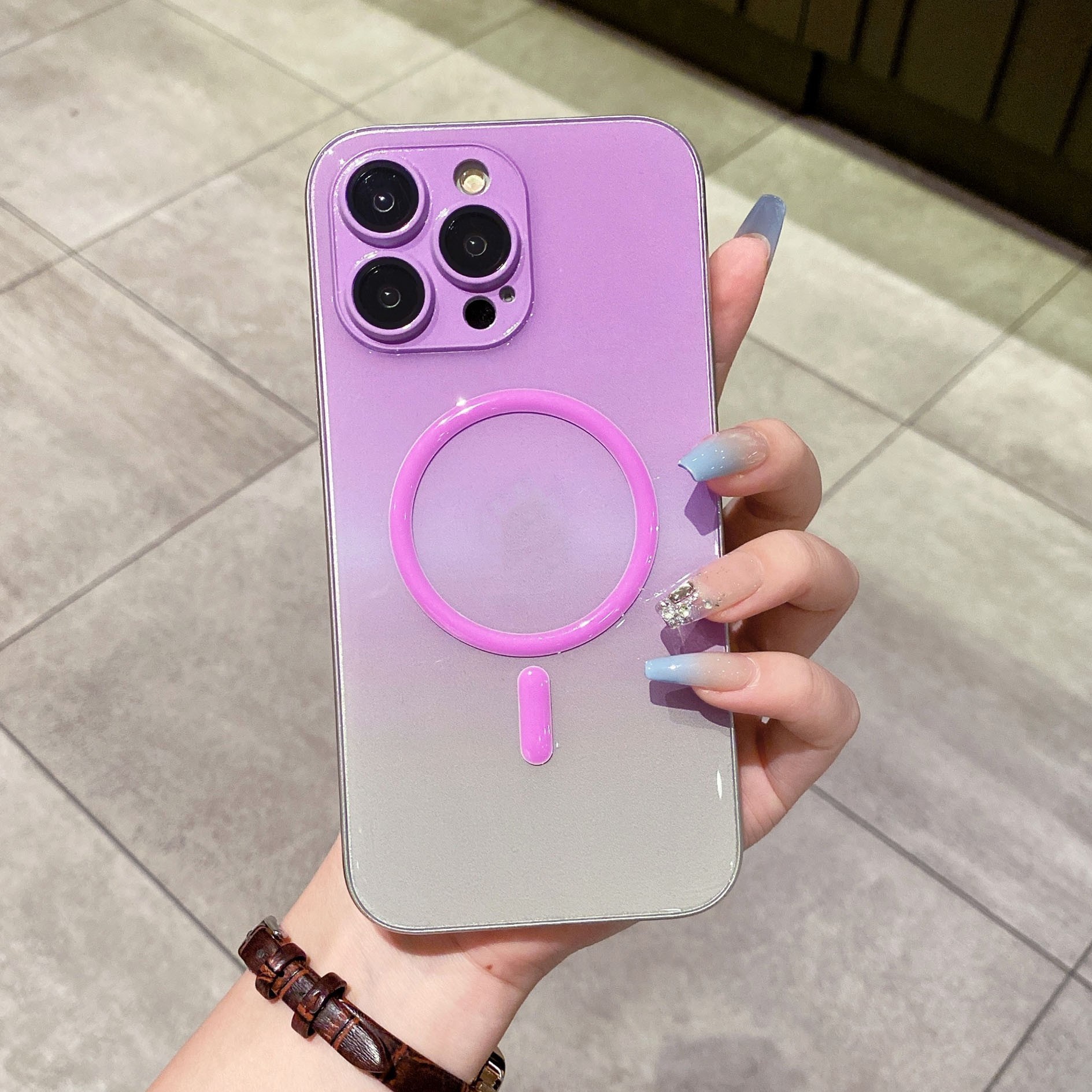 Purple white