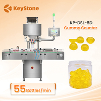 Machine de comptage et d'embouteillage entièrement automatique pour bonbons et gommes KP-DSL-8D