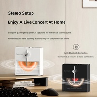 Mini-enceinte subwoofer Peninsula ABS avec lumière d'ambiance et veilleuse - Cadeau d'anniversaire personnalisé