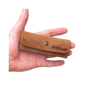 Porte-cartes SD en cuir PU transfrontalier, étui rétro pour cartes mémoire d'appareil photo reflex, porte-médiators de guitare à 6 compartiments - Product Image 5