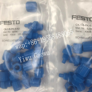 Original FESTOs CK-1/8-PK-4-KU 6254 Series Fitting 6mm <b>Quick</b>-Insert Port Air/Water Dual-Media Industrial Pipe <b>Connector</b> - Product Image 4