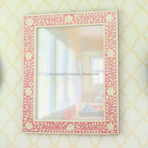 Miroir mural moderne en incrustation d'os fait à la main, écologique, de qualité supérieure, très populaire pour la décoration de salle de bain, décontracté, meilleurs prix - Product Image 5