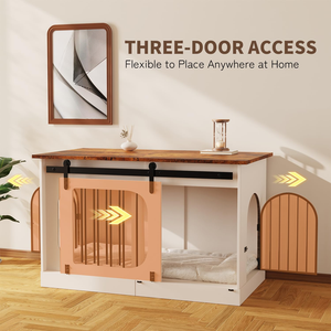 Cages et maisons <span class=keywords><strong>pour</strong></span> animaux <span class=keywords><strong>de</strong></span> compagnie, niche <span class=keywords><strong>pour</strong></span> chien d'intérieur, maison <span class=keywords><strong>pour</strong></span> animaux en bois épais, table d'appoint, cage moderne, meubles <span class=keywords><strong>pour</strong></span> chien <span class=keywords><strong>de</strong></span> <span class=keywords><strong>petite</strong></span>/moyenne/grande <span class=keywords><strong>taille</strong></span> - Product Image 3