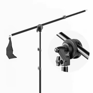 Brazo de luz superior ajustable con abrazadera de trípode giratoria, soporte de luz superior, barra transversal de extensión de saco de arena para luz de caja blanda - Product Image 6