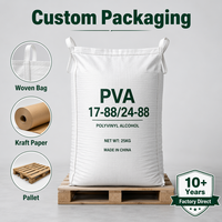 PVA 2488 Poudre d'alcool polyvinylique de qualité construction pour enduit mural, adhésif pour carrelage, mortier de ciment et sol auto-nivelant