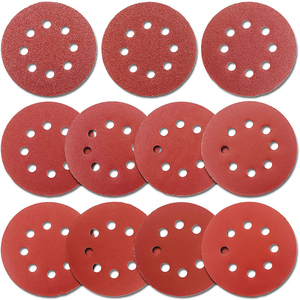 China 5 Zoll 8-Loch-Schleifscheiben Klett schleifpapier 125mm selbst klebende Schleif scheibe - Product Image 2