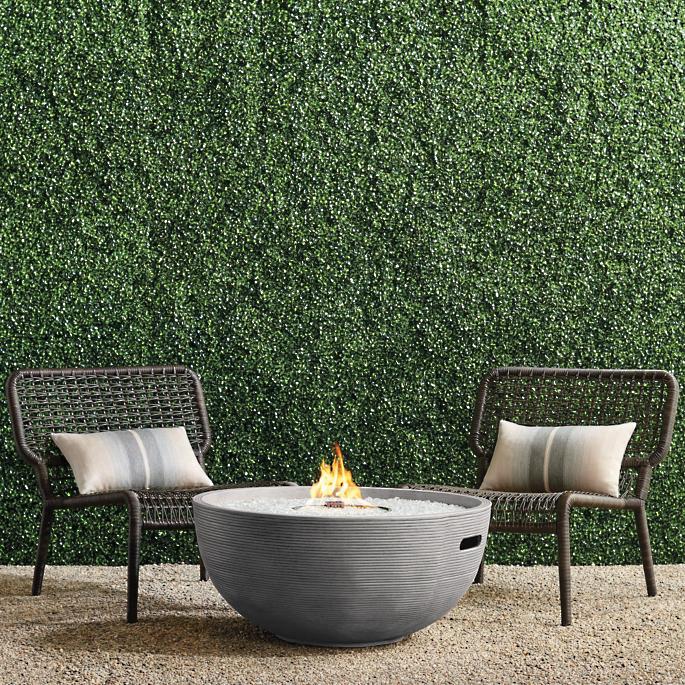 outdoor fire pit table garden set natural gas propane round table top fire pit