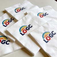 Serviettes en tissu Airlaid personnalisées et colorées, serviettes en tissu uni pour cocktails, déjeuners, dîners, mariages, fêtes, avec logo, 25, 30, 40 cm