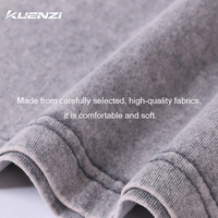 Kuenzi - Camiseta sin mangas para mujer, 100% algodón, 240GSM, de alto gramaje, lisa, con logotipo personalizado, estilo vintage lavado y desgastado, para streetwear, venta al por mayor