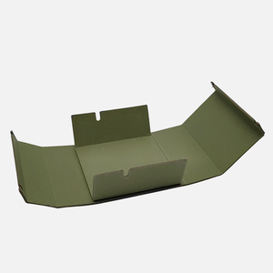 Caja de correo de cartón rígido de papel Kraft biodegradable de diseño creativo 100%, laminación mate, materiales reciclados de estilo moderno - Product Image 4