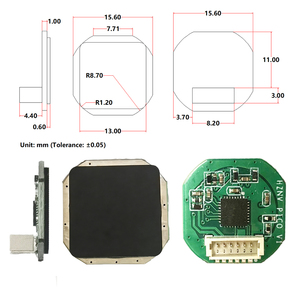 Module d'empreintes digitales capacitif S80 508DPI UART pour lecteur de carte d'identité, correspondance biométrique, <span class=keywords><strong>capteur</strong></span> d'empreintes digitales capacitif à semi-conducteurs - Product Image 4
