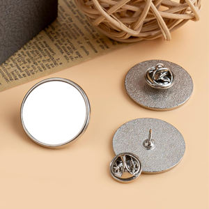 特注ブランク昇華金属ピンバッジ亜鉛合金プロモーションラペルピンバルク卸売り - Product Image 6