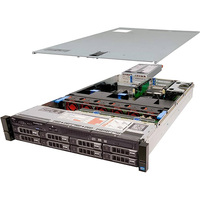 Server Dell R720 Penyimpanan Video Kartu Grafis Ganda Workstation Akselerasi CDN