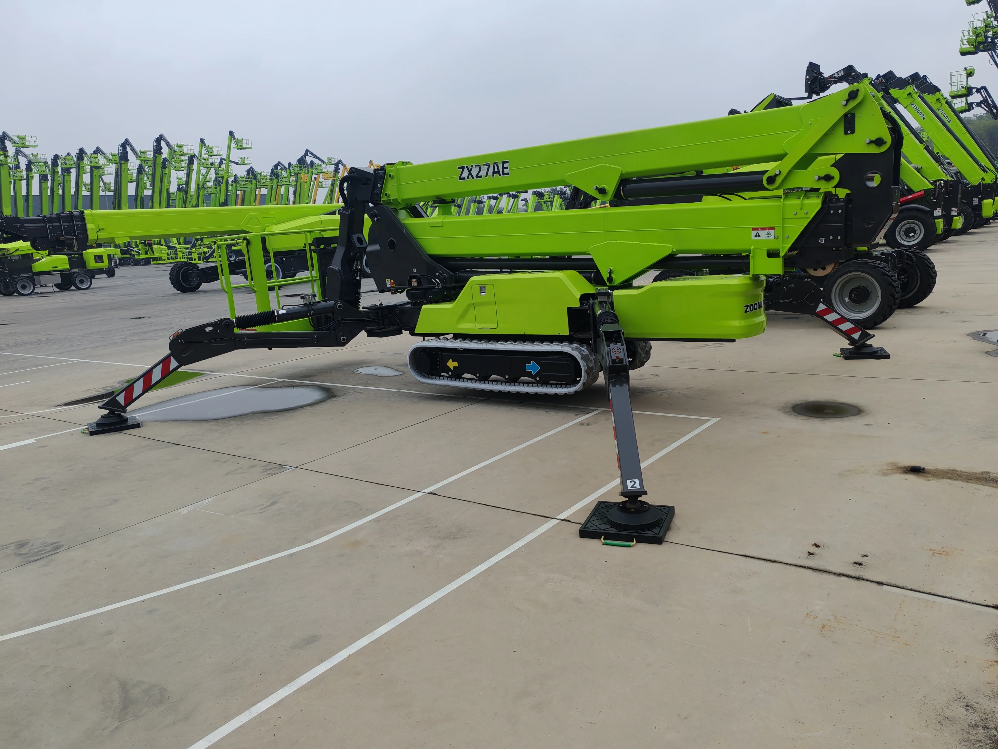 ZX27AE Ultra-Narrow Spider Lift Aerial Work Platform Electric High