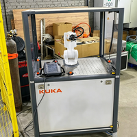 Robot Industrial Compacto KUKA KR6 R700 con Carga Útil de 6 kg, PLC, Caja de Cambios, Motor y Pinza para Manipulación, Recolección y Ensamblaje