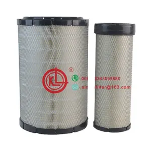 Air Purifier Filter AF25125M AF25126M 6I2501 6I2502 For Truck Excavator Engine Part Air Filter